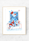 En casita - Framed
