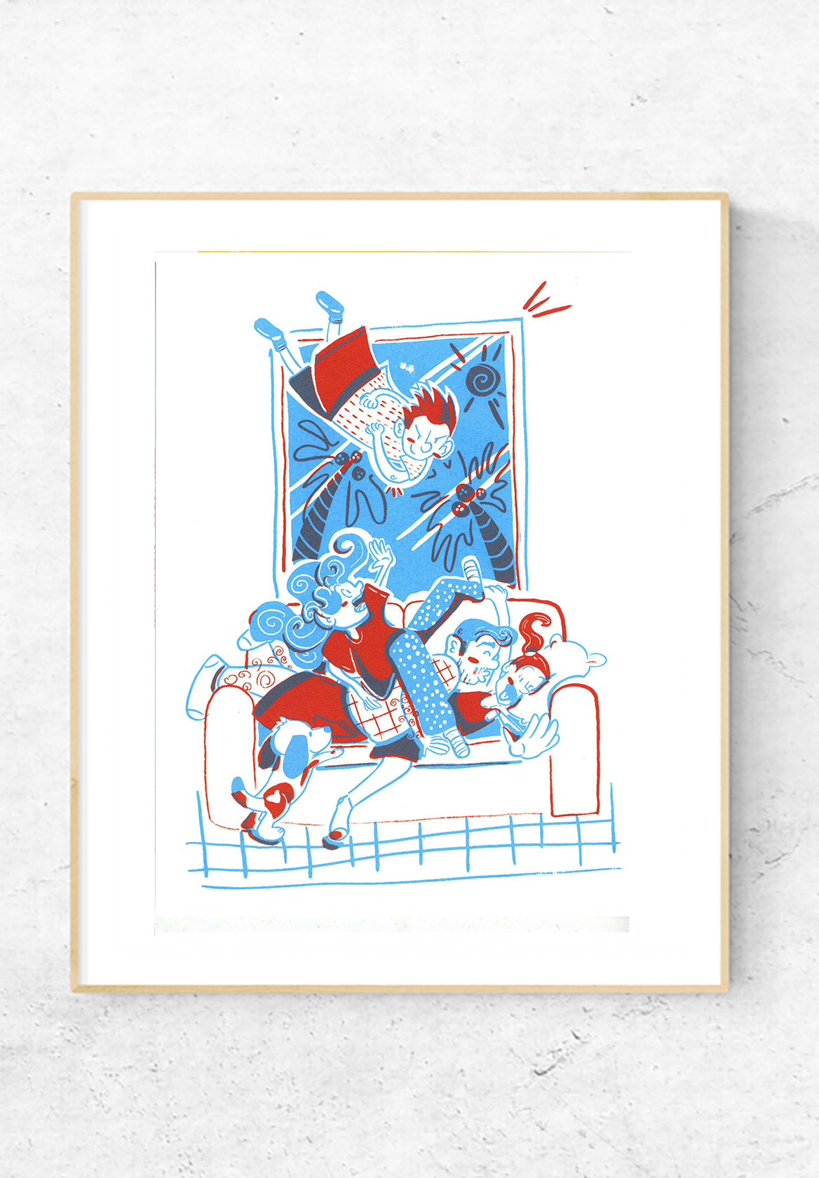 En casita - Framed