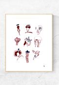 Hat Dance Home - Framed