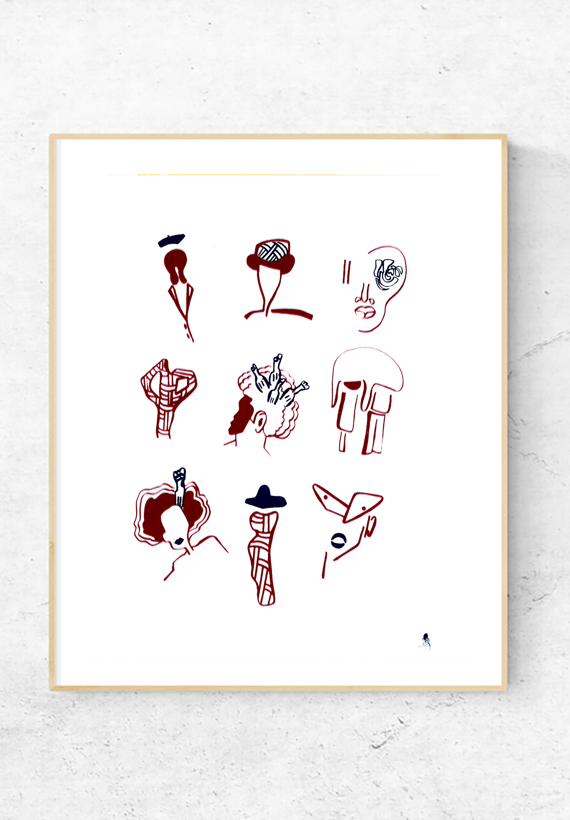 Hat Dance Home - Framed